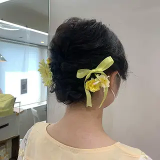 ヘアアレンジ デジタルパーマ🫧 韓国風ヘア🫧サクラのヘアスタイル