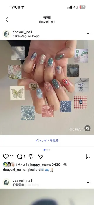 ネイル 一癖/ニュアンス 韓国ネイル/YURIのネイルデザイン