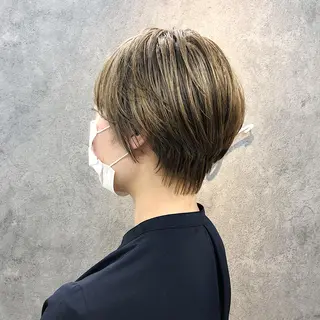 ショート 所渉/韓国レイヤー /ウルフカットのヘアスタイル