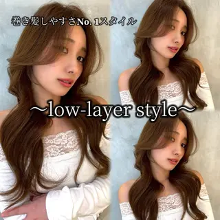 ロング さくら/似合わせレ イヤー/美カラー🖤のヘアスタイル