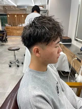 ショート カラー パーマ ヘアアレンジ メンズ 🔥メンズ特化🔥 木村 祐太のヘアスタイル