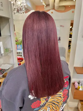 ロング カラー ✩.*˚ コーコ- ̗̀‎𖤐のヘアスタイル