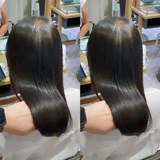 ミディアム 山内 愛可のヘアスタイル