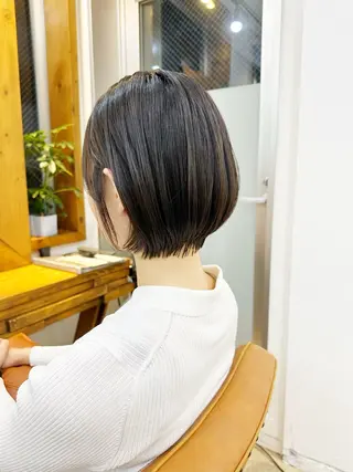 ショート カラー 👑銀座ショート/ 絶壁補正/金子涼👑のヘアスタイル
