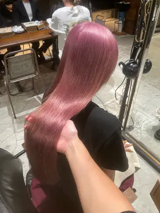 ロング カラー ヘアアレンジ 美髪/透明感/レイヤ ーTATSUKI☘️のヘアスタイル