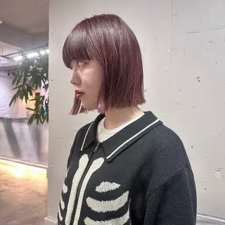 ショート ボブ/顔周りレイヤー 似合わせcut🪽のヘアスタイル
