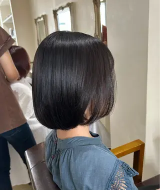 ミディアム カラー ヘアアレンジ 🫧透明感ボブ/ ハイトーン.nanoのヘアスタイル