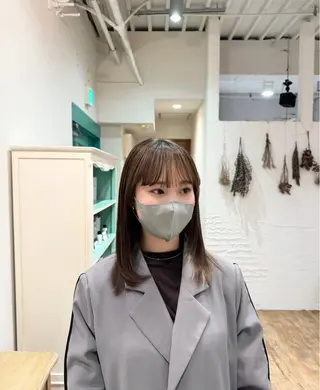 カラー 遠藤 彩美/暖色系カラーのヘアスタイル