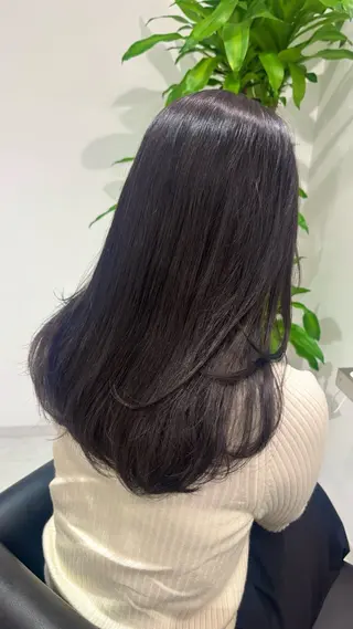 ロング カラー 🎀透明感× 赤み消し🎀正源のヘアスタイル