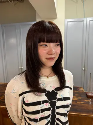 ミディアム カラー 🤩噂のMr.髪ポジ ティブ®️yu🤩のヘアスタイル