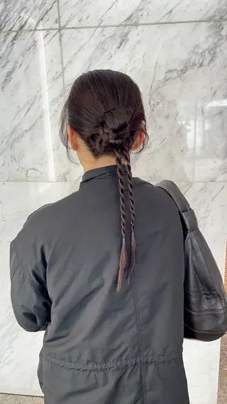 ヘアアレンジ 韓国風ヘア さらのヘアスタイル