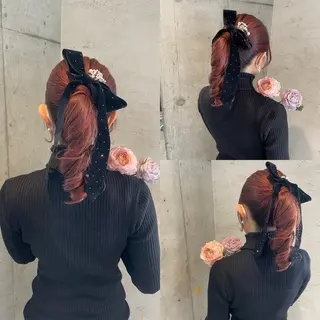 ロング ヘアアレンジ 美髪× ヘアセット✨Araiのヘアスタイル