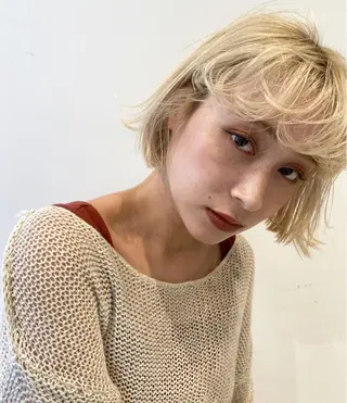 ショート カラー 【Atem 大町店】 永森　優里花のヘアスタイル