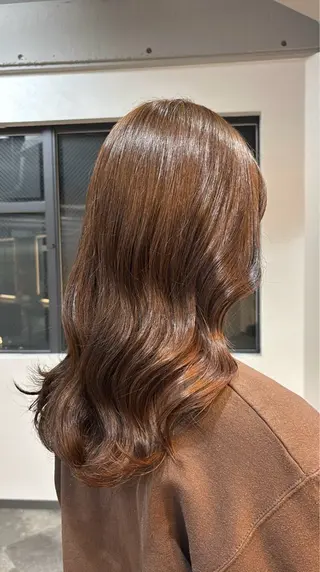 カラー レイヤー✂︎ぷつボブ 艶カラー🤍noaのヘアスタイル