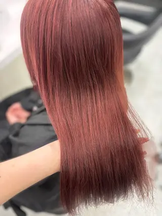 ロング まろっと艶感ブラウン ベージュ🤍まなかのヘアスタイル