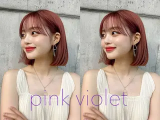 ミディアム mua 鳳のヘアスタイル