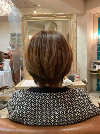 ショート 井上 日菜乃のヘアスタイル