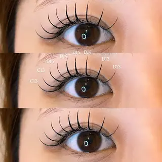 マツエク・マツパ Mell Yuuna ♡パリエク /束感のマツエク・マツパデザイン