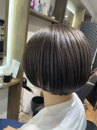 ショート カラー パーマPrivate SalonNoa名駅のヘアスタイル