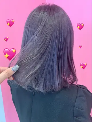 ミディアム カラー 新宿駅近♡個室 ♡関口三都季🌜のヘアスタイル