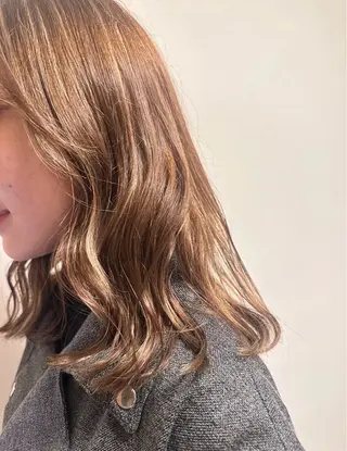 セミロング 兒玉 希乃花のヘアスタイル