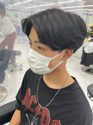ショート パーマ メンズ 横浜メンズパーマ🔥 大野賢人のヘアスタイル