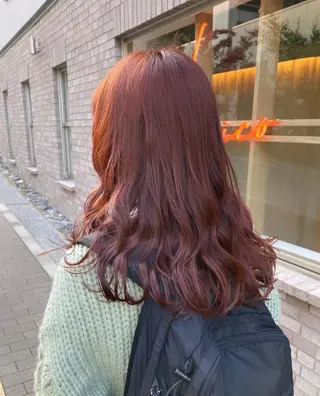 セミロング カラー カワサキ カエデのヘアスタイル