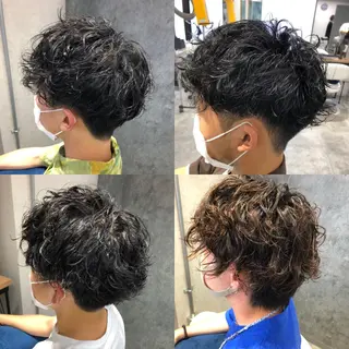 パーマ メンズ Noyヨシモト ヒロトのヘアスタイル