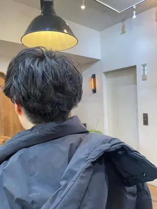 パーマ メンズ 似合わせカット‪// 鶴我万唯華のヘアスタイル