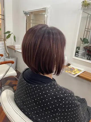 ショート カラー mopa_kaede ナチュラル/レイヤーのヘアスタイル
