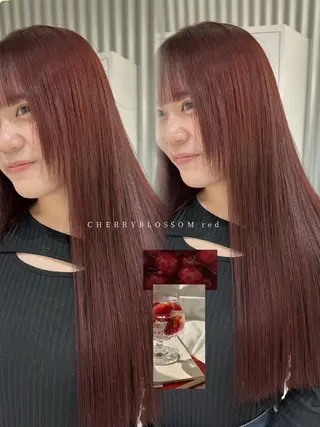 ロング カラー 🤍垢抜け♡透明感 カラーmoeka🤍のヘアスタイル