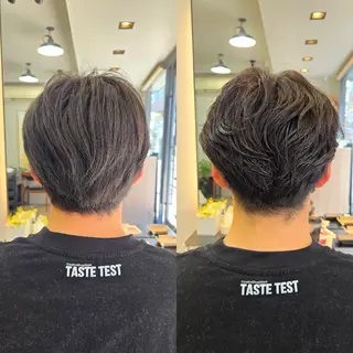 パーマ ショート メンズ 野村 果音(カノン)のヘアスタイル