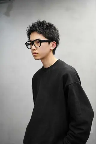 ショート パーマ メンズ 松下 友希 【fifth】のヘアスタイル