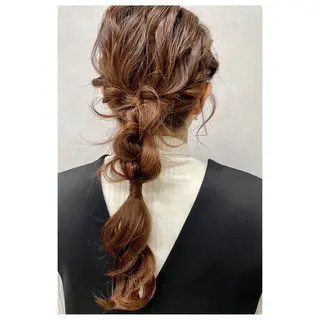 ロング カラー パーマ ヘアアレンジ メンズ キッズ TopStylist ✂︎ Azumaのヘアスタイル