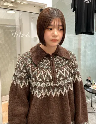 ショート カラー KAZU keshiki大名のヘアスタイル