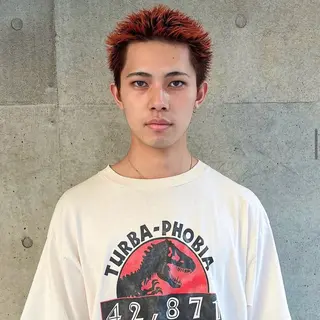 ショート カラー メンズ 鈴木 隼人のヘアスタイル