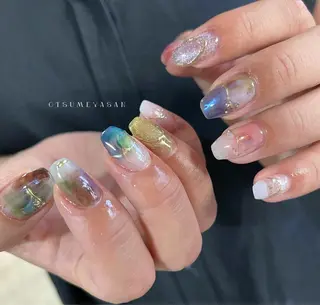 ネイル わたなべ ちかのネイルデザイン