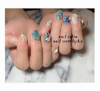 ネイル ﾈｲﾙﾙｰﾑﾘｯｶ 𝐦𝐚𝐲𝐮のネイルデザイン