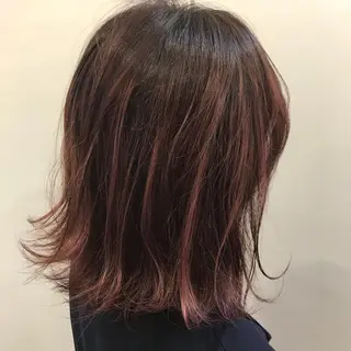 ミディアム カラー 平尾 拓也のヘアスタイル