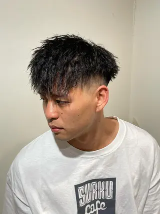 パーマ メンズ 渋谷/フェード/ 國分 翔のヘアスタイル