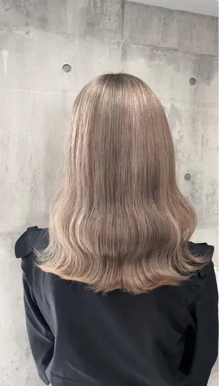 ロング カラー パーマ ヘアアレンジ メンズ キッズ ネイル マツエク・マツパ アイブロウ 💖オタク美容師 ꒰ঌ♡モモ♡໒꒱のヘアスタイル