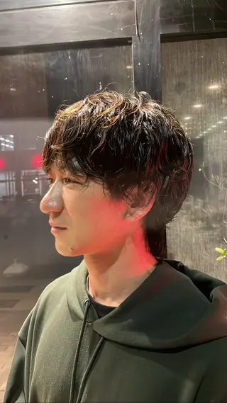 パーマ メンズ 中河 美裕のヘアスタイル
