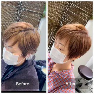 ショート カラー 堤太志 メンズパーマ特化のヘアスタイル