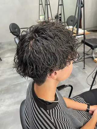 ショート パーマ メンズ ANGELICA💎 ショウゴのヘアスタイル