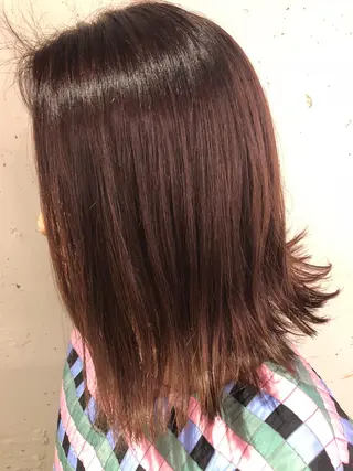 ロング カラー 推しカラー オタク美容師 山本のヘアスタイル