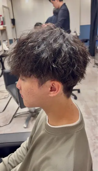 パーマ メンズ メンズサロン リョウタのヘアスタイル