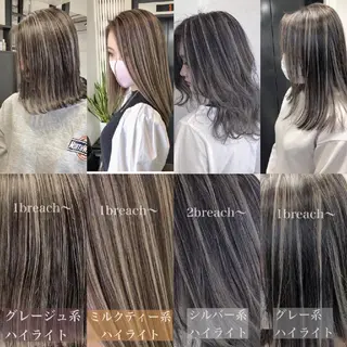 セミロング カラー ヘアアレンジ 透明感/レイヤー 🇰🇷tomonaのヘアスタイル