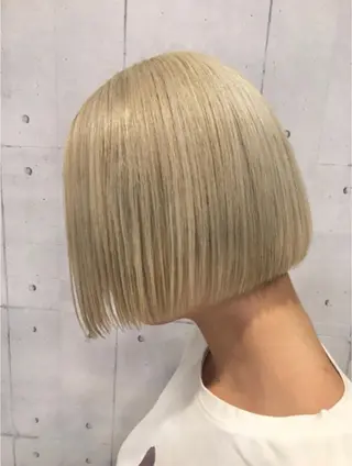 ショート カラー 韓・中華美女ヘア 🇰🇷×🇨🇳のヘアスタイル