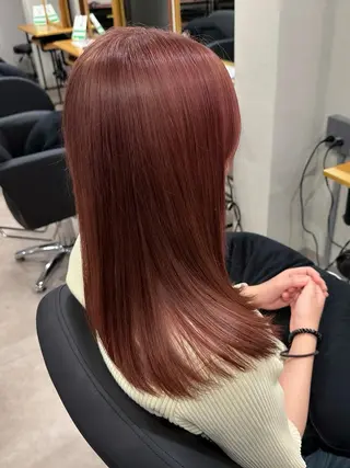 セミロング カラー 《髪質改善・縮毛矯正 /ブリーチ》坂本爽のヘアスタイル