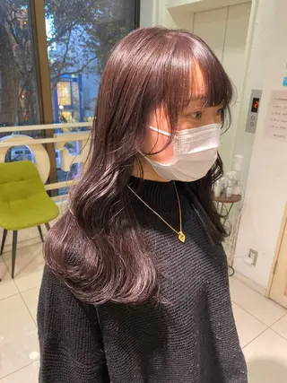 ロング カラー ヘアアレンジ 透明感カラー ai🫧🪞のヘアスタイル